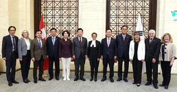 김진표 국회의장, 레이몽드 가네 상원의장과 회담