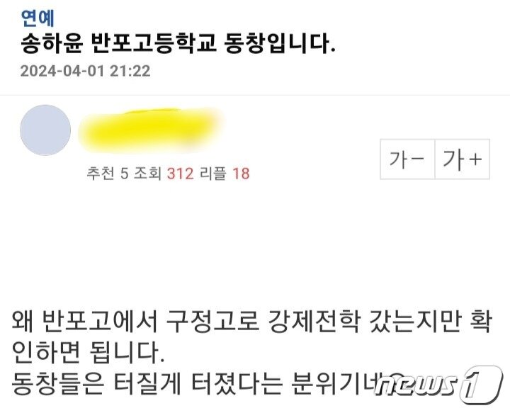 본문 이미지 - (온라인 커뮤니티 갈무리)