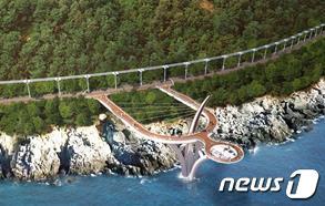 본문 이미지 - 해월전망대 조감도(해운대구청 제공)