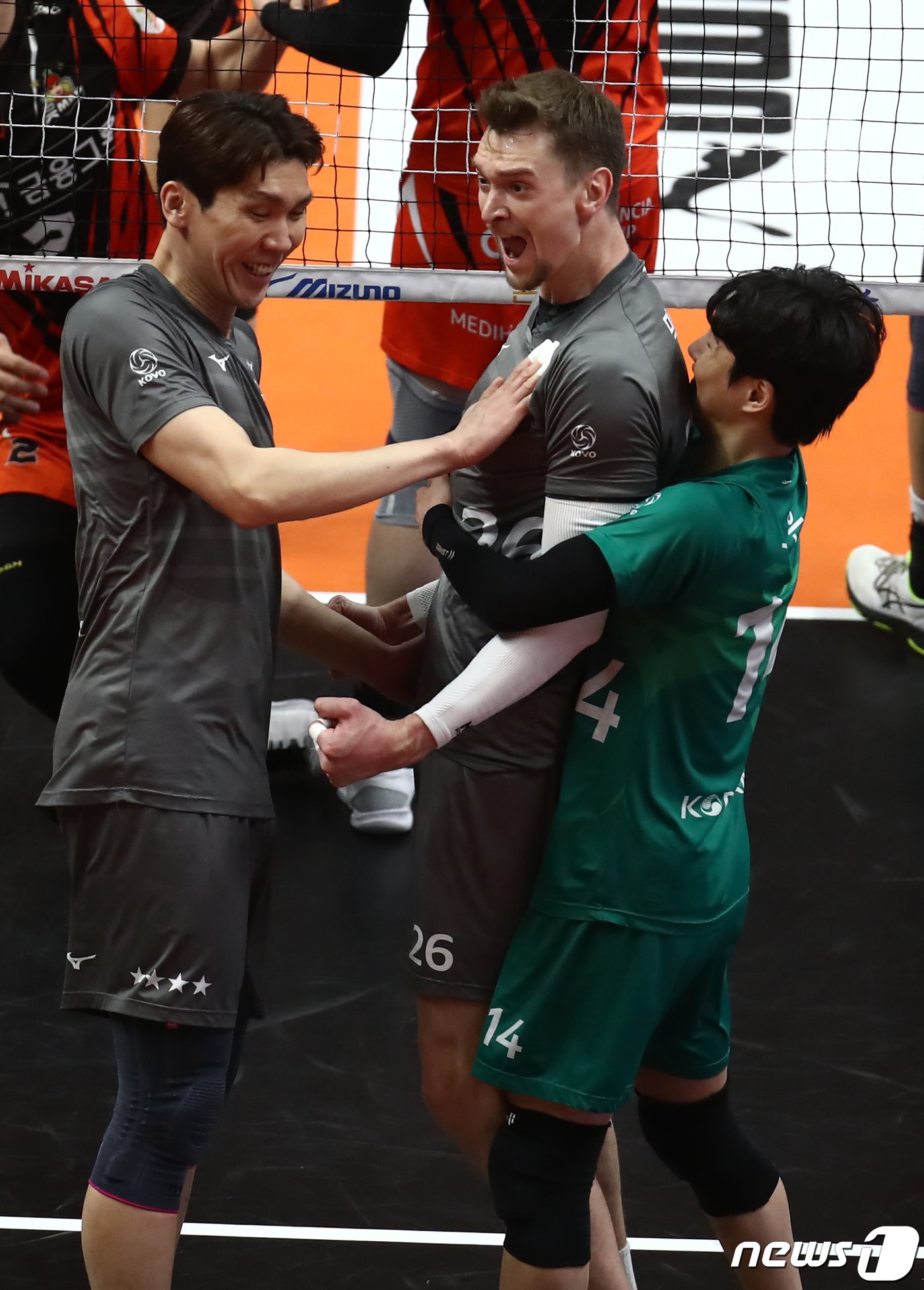 본문 이미지 - 대한항공 선수들. /뉴스1 DB ⓒ News1 이광호 기자