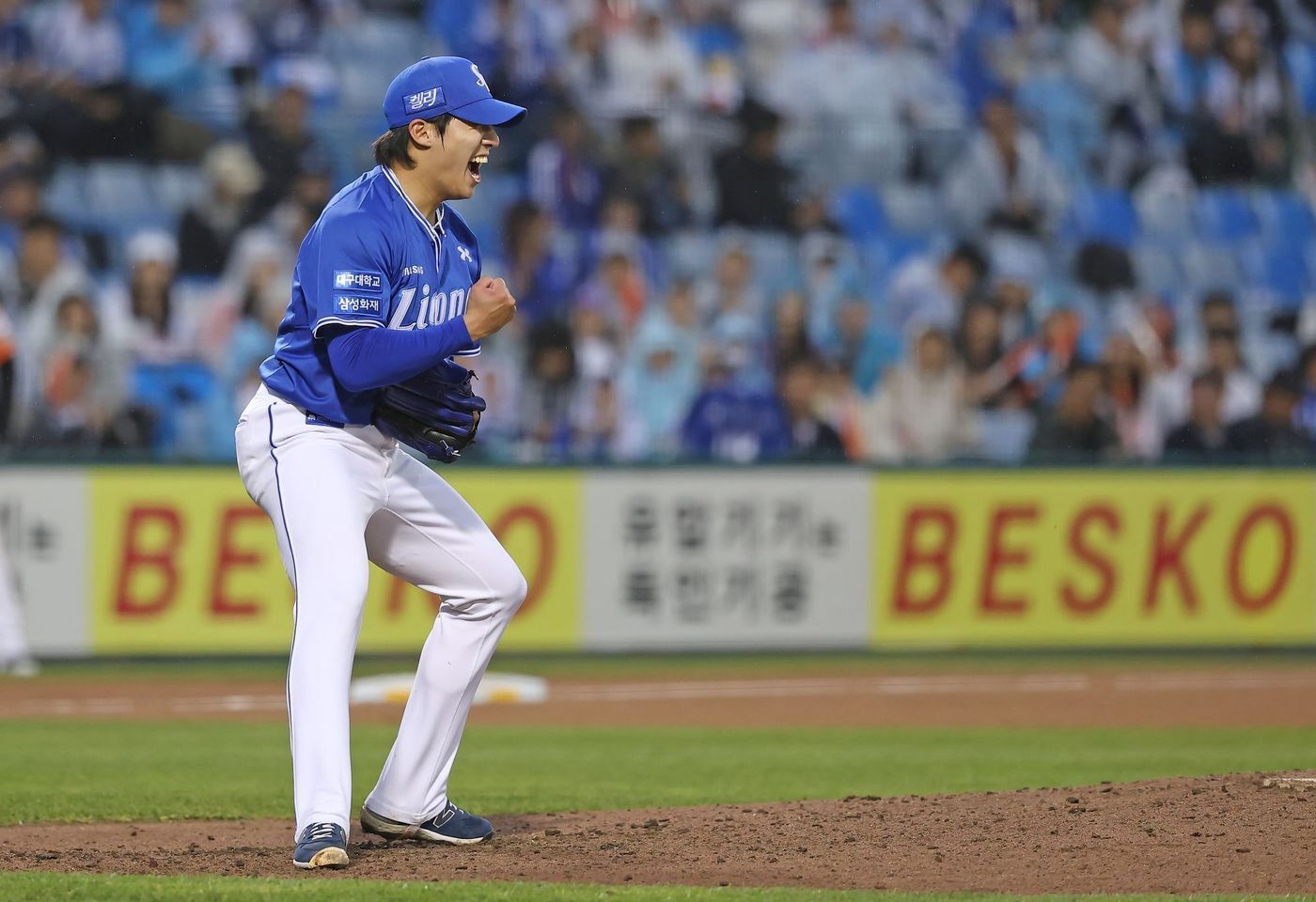 본문 이미지 - 삼성 라이온즈 투수 원태인이 20일 열린 2024 KBO리그 대전 한화 이글스전에서 6이닝 무실점 호투를 펼쳐 시즌 3승(1패)째를 챙겼다. (삼성 라이온즈 제공)