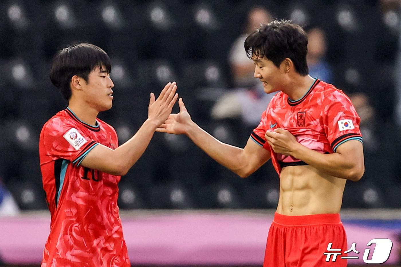 본문 이미지 - 일본전을 승리로 마무리한 한국 U23 대표팀 ⓒ AFP=뉴스1