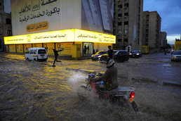 [포토] 폭우로 침수된 예멘 