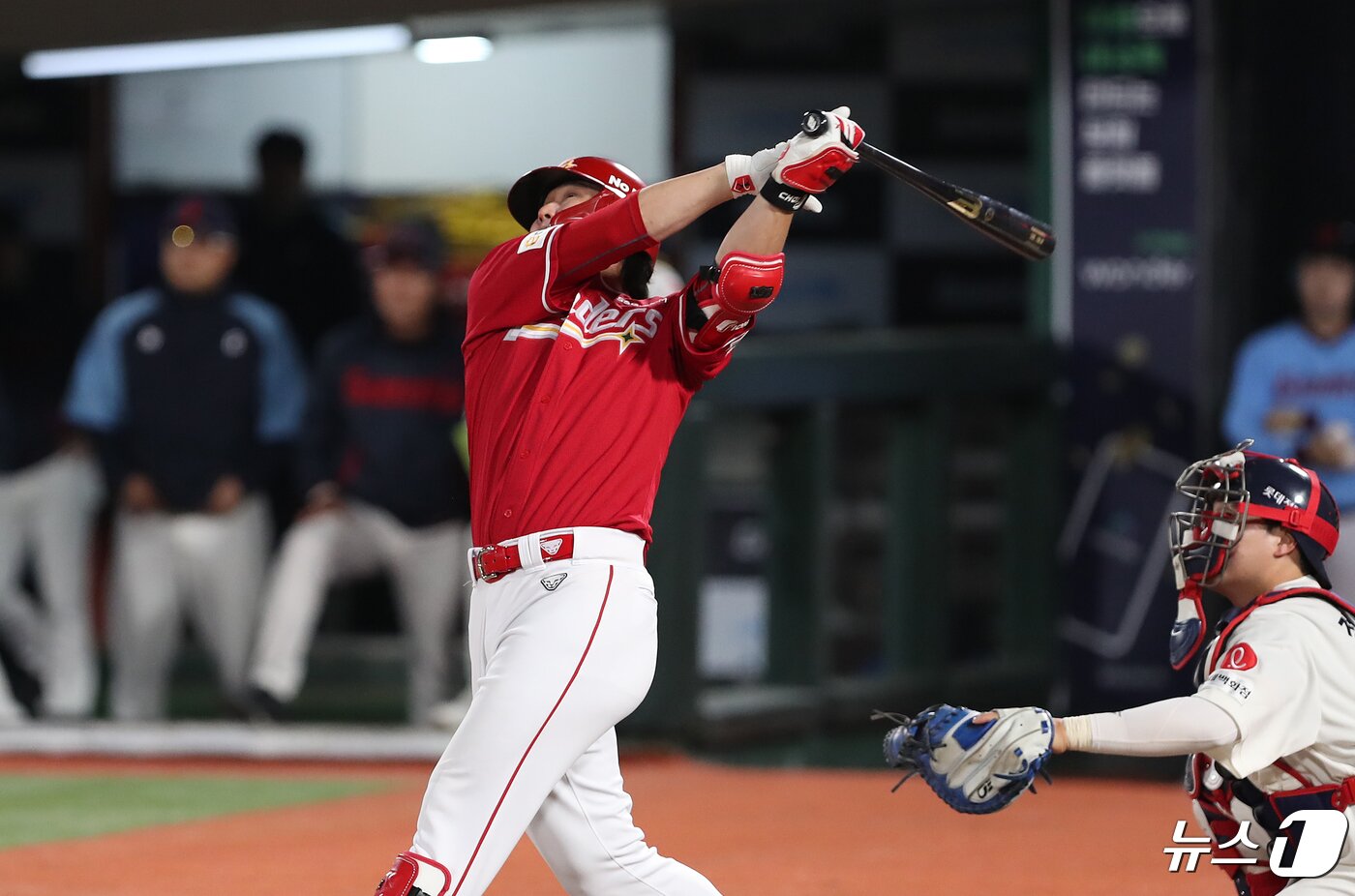 본문 이미지 - SSG 랜더스 최정. 뉴스1 DB ⓒ News1 윤일지 기자