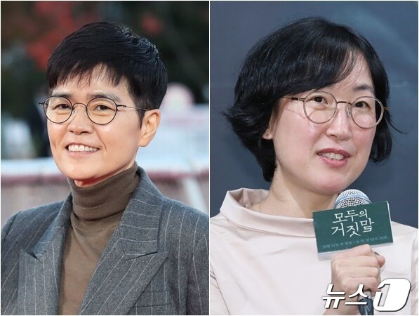 본문 이미지 - 왼쪽 노희경 작가, 이윤정 감독 / 뉴스1DB