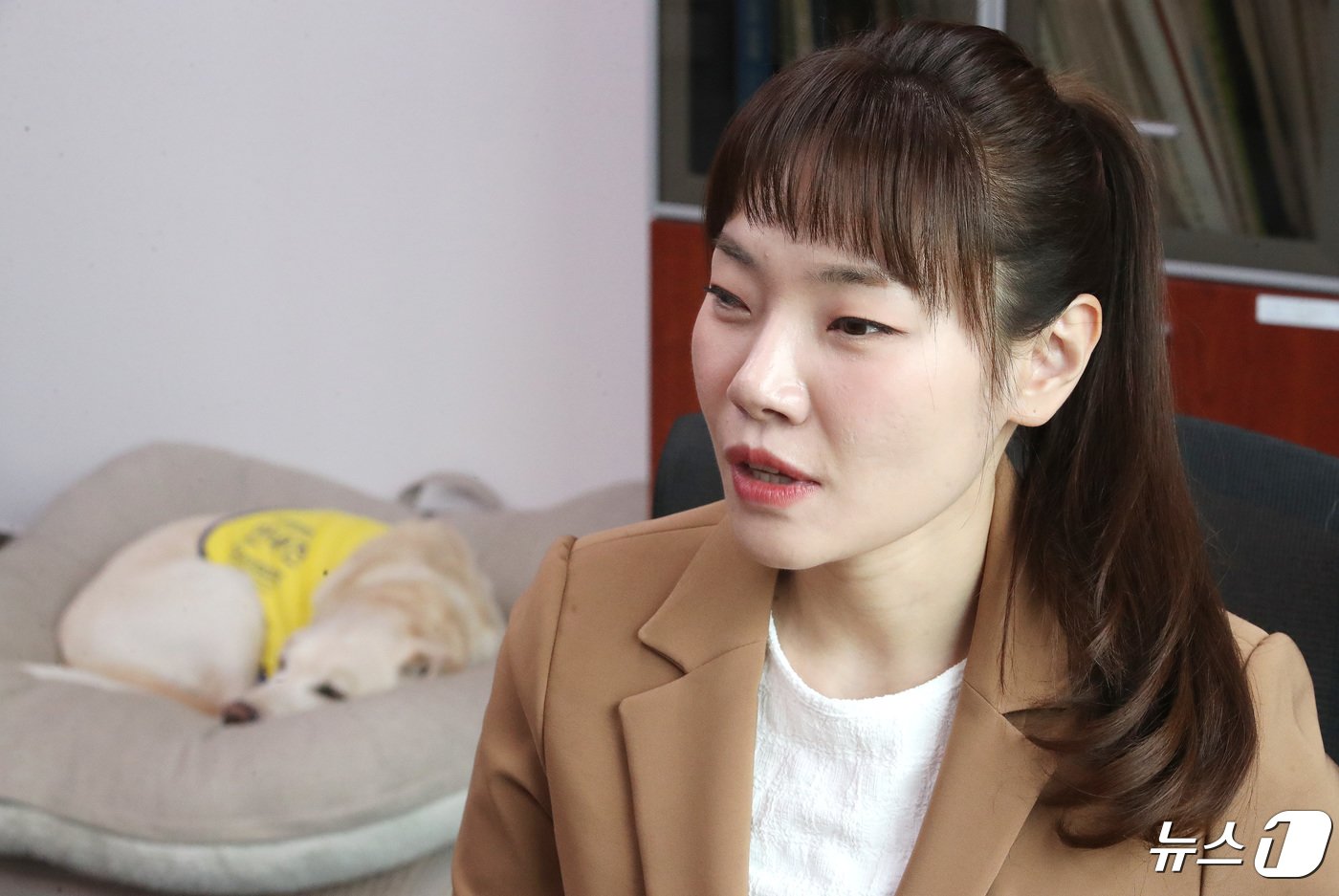 본문 이미지 - 김예지 국민의힘 의원./뉴스1 ⓒ News1 임세영 기자