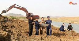 북한, 올해 농업 생산량 확대 위한 물길 확장공사 진행