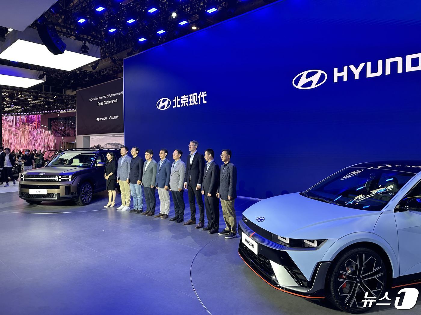 본문 이미지 - 현대자동차의 ‘2024 베이징 국제 모터쇼&#40;Auto China 2024&#41;’ 참가 모습. &#40;현대차 제공&#41; 2024.4.25/뉴스1