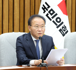 '영수회담' 관련 발언하는 윤재옥 대표 권한대행