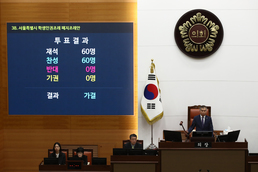 서울시의회, '학생인권조례 폐지' 본회의 통과 