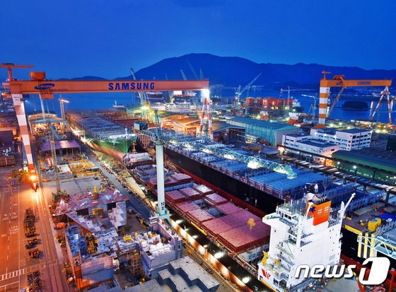 본문 이미지 - 삼성중공업 거제조선소 전경(삼성중공업 제공)   