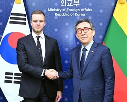 조태열 장관, 리투아니아 외교부 장관과 회담