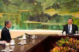 [사진] 블링컨 국무와 회동하는 시진핑 중국 국가 주석