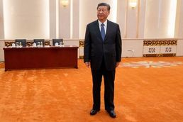 [사진] 블링컨 국무 회동 도착 기다리는 시진핑 중국 주석
