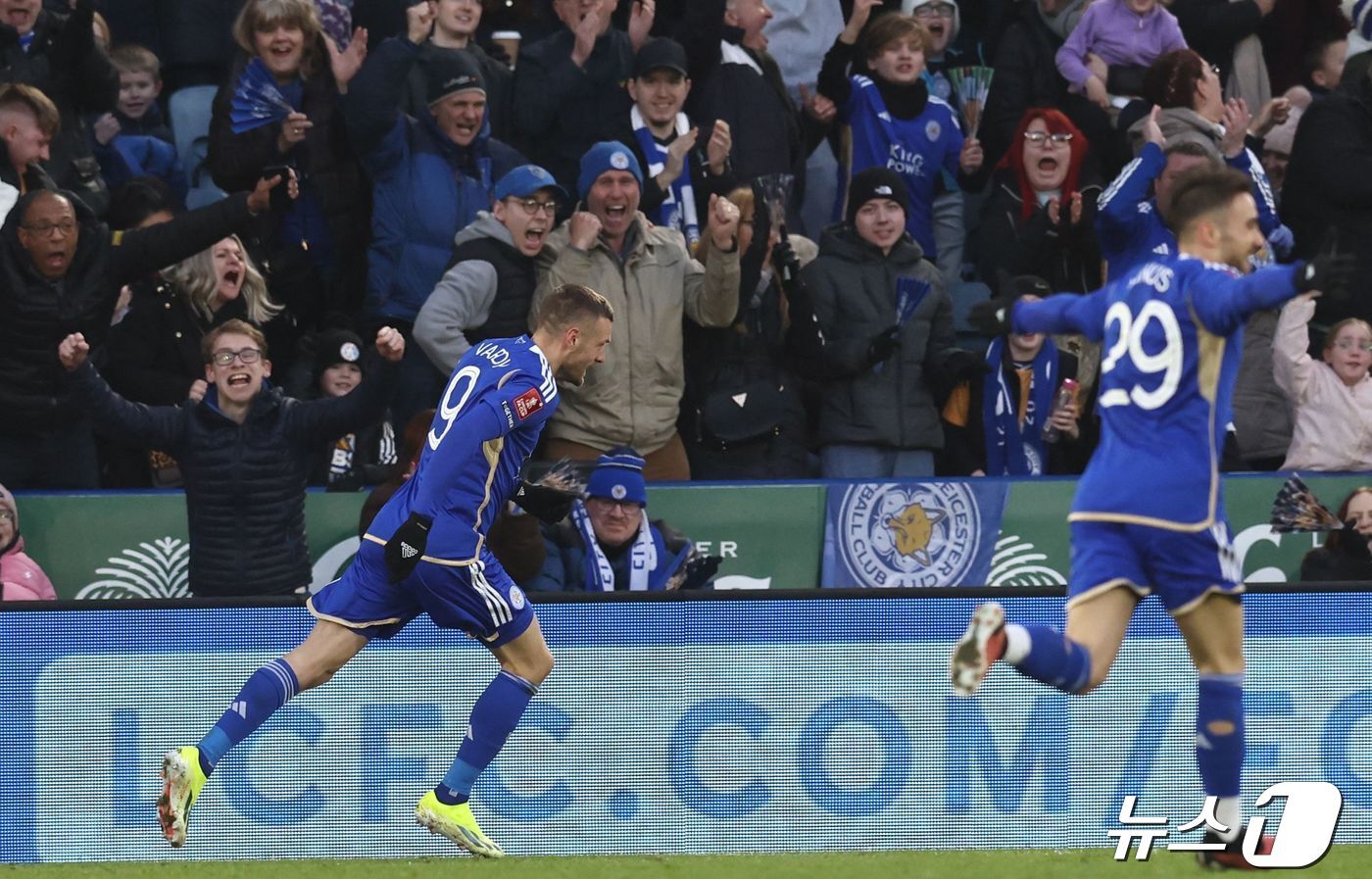 본문 이미지 - 레스터 시티 베테랑 공격수 제이미 바디. ⓒ AFP=뉴스1