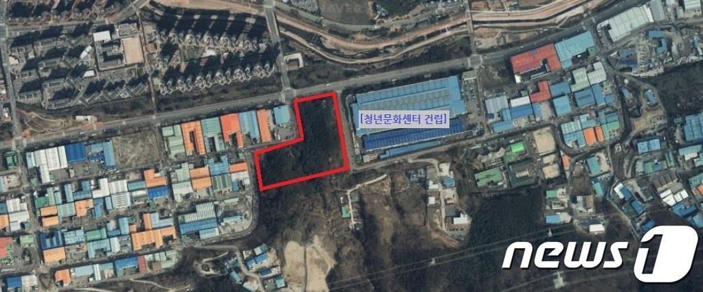 본문 이미지 - 정관산단 노후공장 청년친화리뉴얼사업 위치도(부산시청 제공)