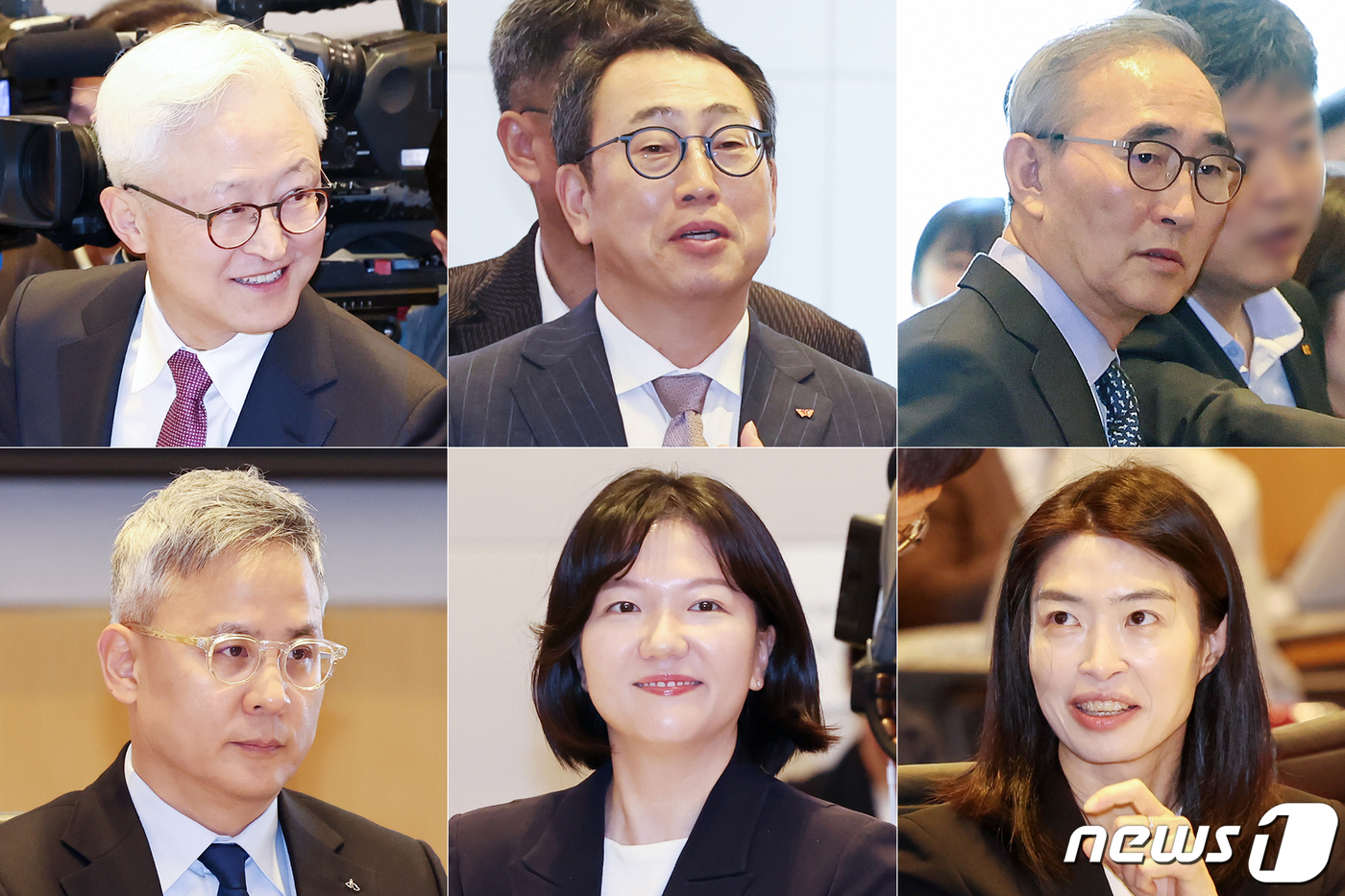 (서울=뉴스1) 민경석 기자 = AI 기술 관련 업계 대표들이 4일 오전 서울 영등포구 여의도 한국경제인협회 컨퍼런스센터에서 열린 'AI전략 최고위 협의회 출범식 및 제1차 회의' …