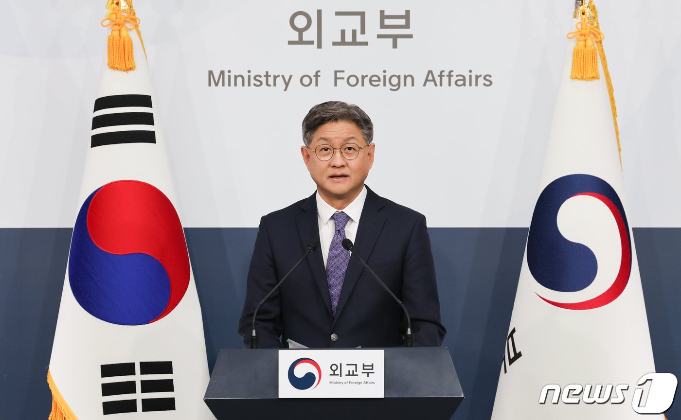 본문 이미지 - 임수석 외교부 대변인./뉴스1 ⓒ News1 허경 기자