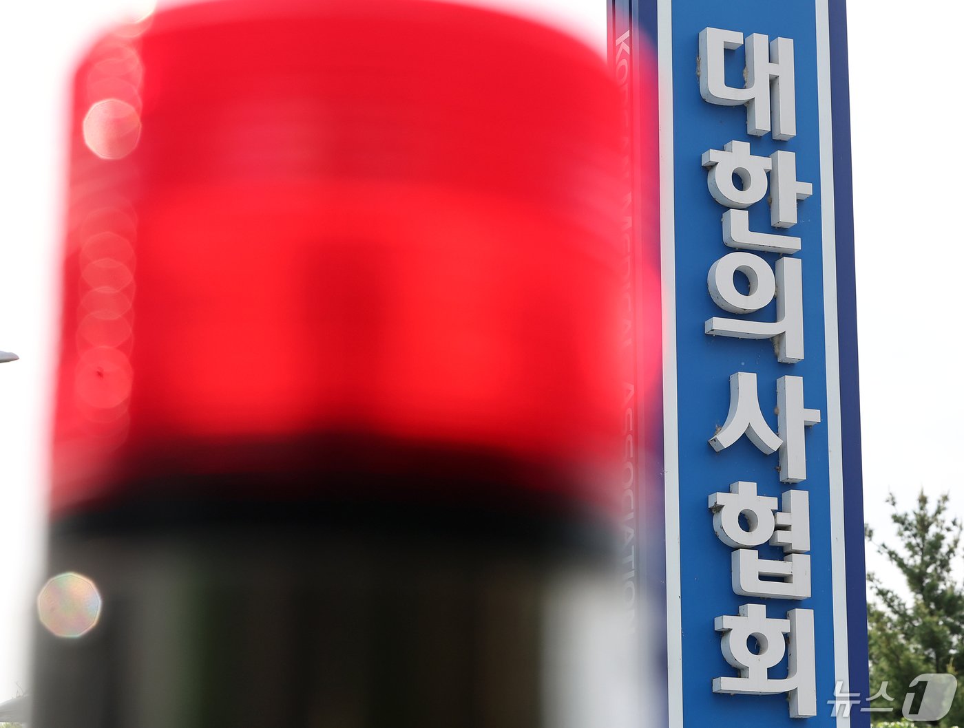 본문 이미지 - &#39; 사진은 이날 오전 서울 용산구 대한의사협회의 모습. 2024.5.1/뉴스1 ⓒ News1 김진환 기자