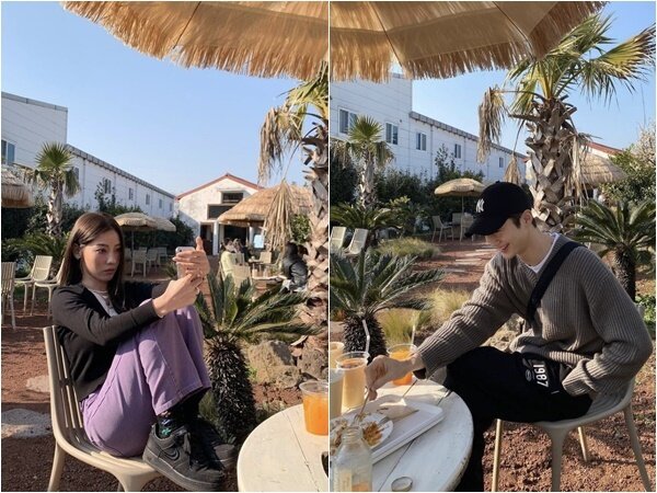 본문 이미지 - 배우 변우석, 모델 전지수 인스타그램