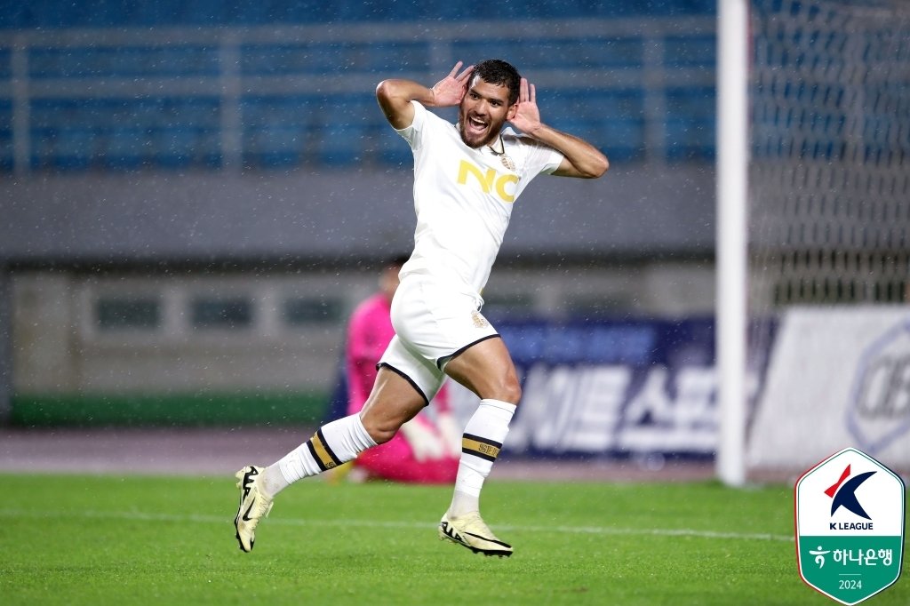 서울 이랜드의 브루노 실바&#40;한국프로축구연맹 제공&#41; 