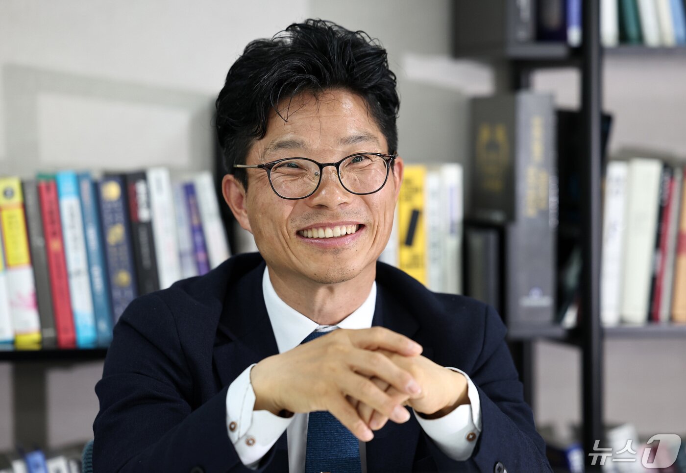 본문 이미지 - 정을호 더불어민주당 당선인이 13일 서울 여의도 중앙당사에서 과 인터뷰하고 있다. 2024.5.13/뉴스1 ⓒ News1 구윤성 기자