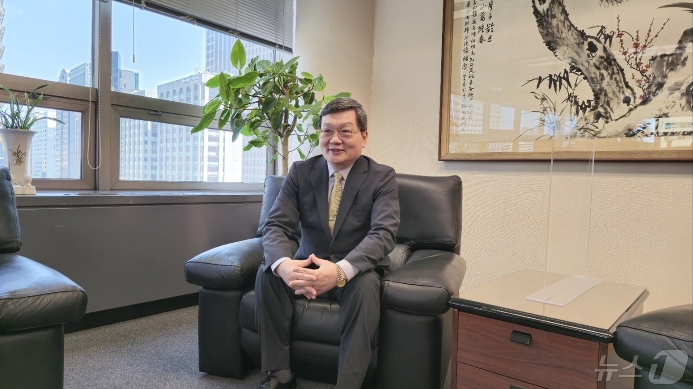 본문 이미지 - 량광중 주한 타이베이대표부 대표. ⓒ News1 강민경 기자