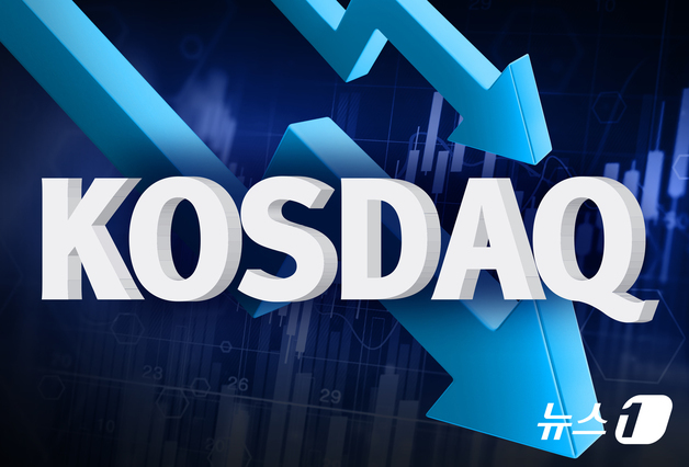 코스닥 베팅한 개미 '울상'…1%대 낙폭 확대[장중시황]