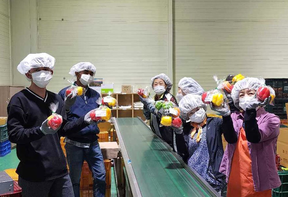 본문 이미지 - 농업회사법인 지우 직원들(쿠팡 제공)