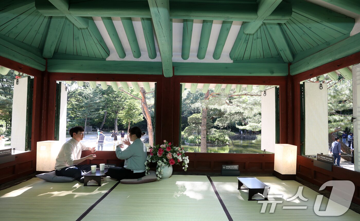 본문 이미지 - 서울 종로구 종묘 망묘루 2024.5.16/뉴스1 ⓒ News1 이승배 기자