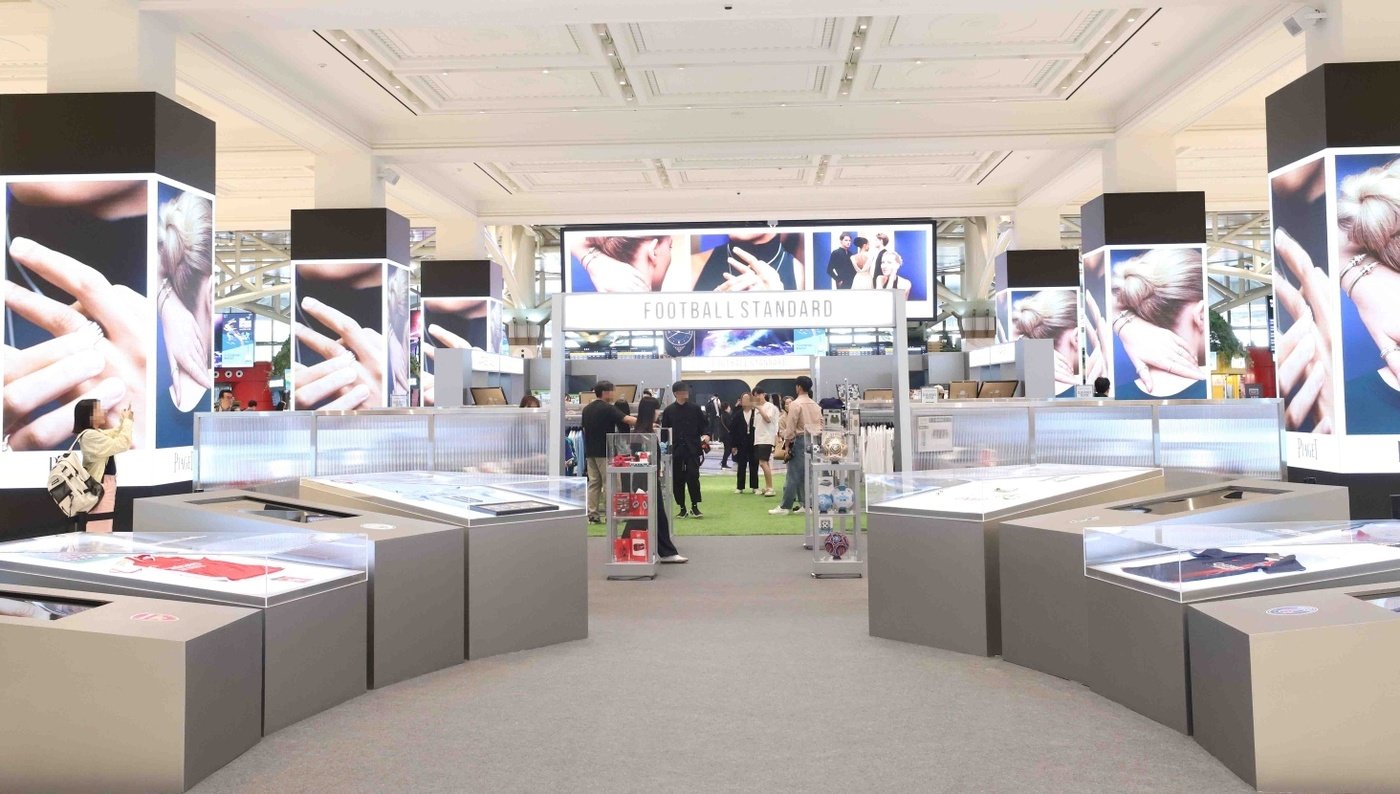 본문 이미지 - 폿볼스탠다드 팝업(신세계백화점 제공). 