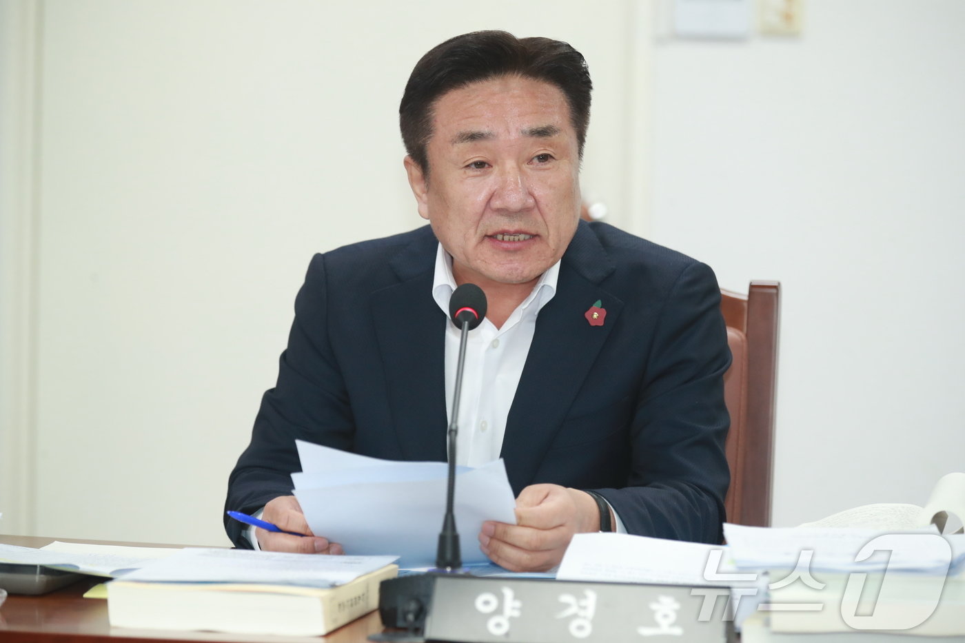 본문 이미지 - 제주특별자치도의회 문화관광체육위원회 소속 양경호 의원(더불어민주당·제주시 노형동 갑).(제주특별자치도의회 제공)