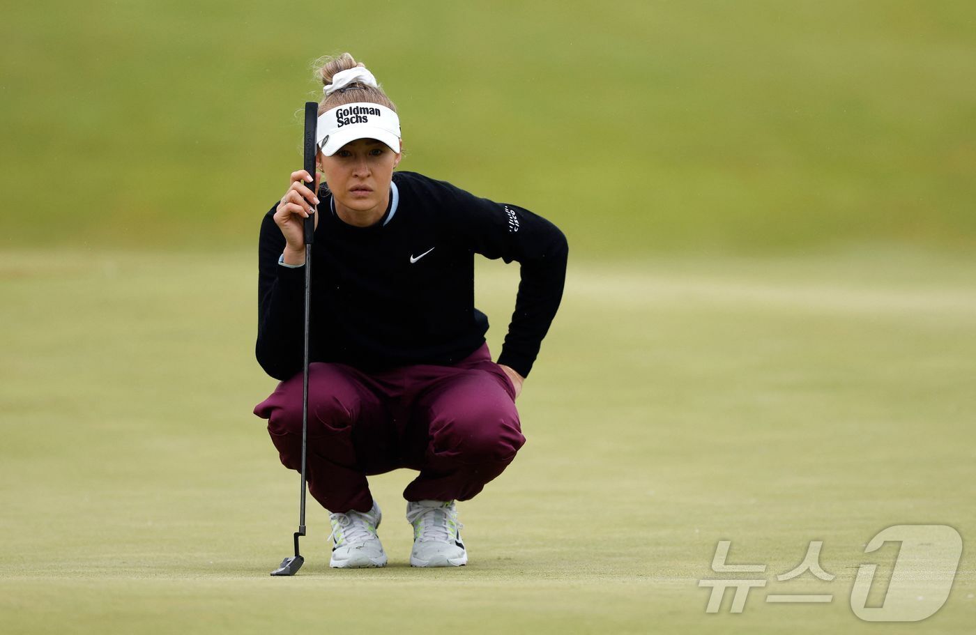 본문 이미지 - LPGA투어 시즌 6승에 도전하는 넬리 코다&#40;미국&#41;. ⓒ AFP=뉴스1