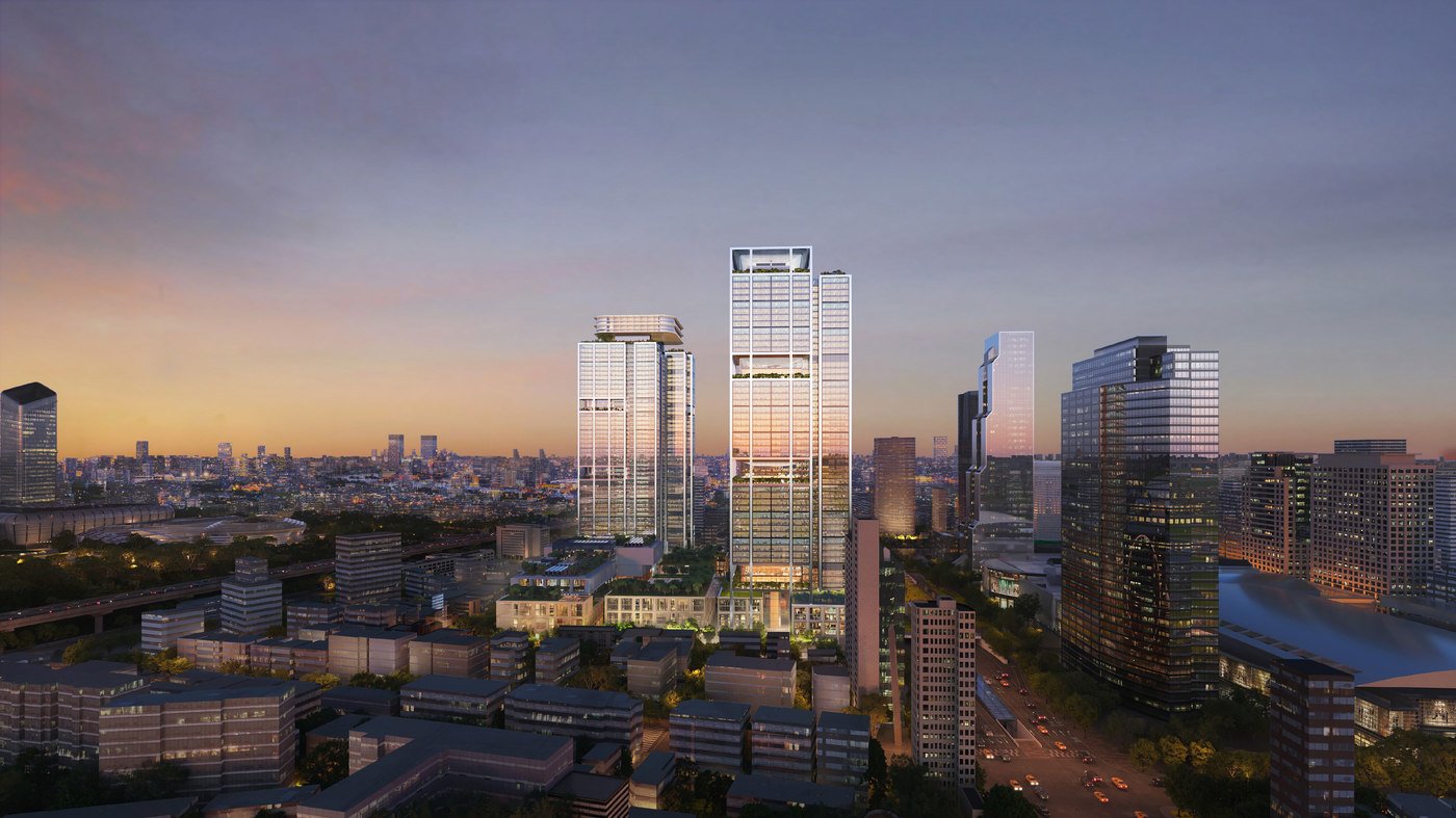 본문 이미지 - 현대자동차그룹 GBC 조감도 야경(현대자동차그룹 제공).