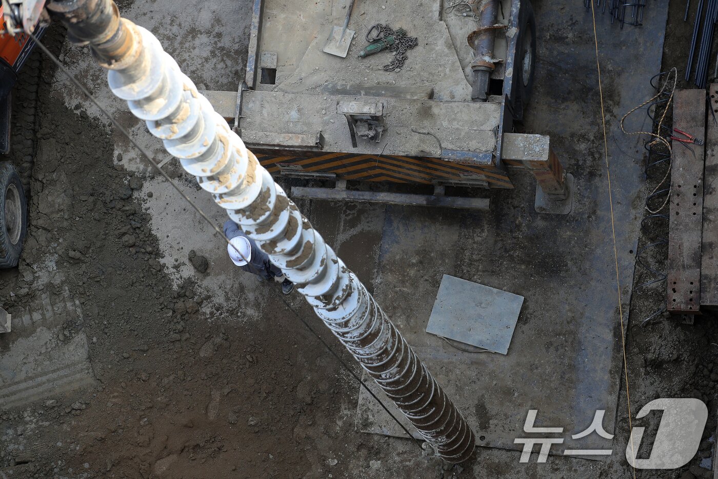 본문 이미지 - 사진은 서울 시내의 한 공사현장. (자료사진)ⓒ 뉴스1 이승배 기자