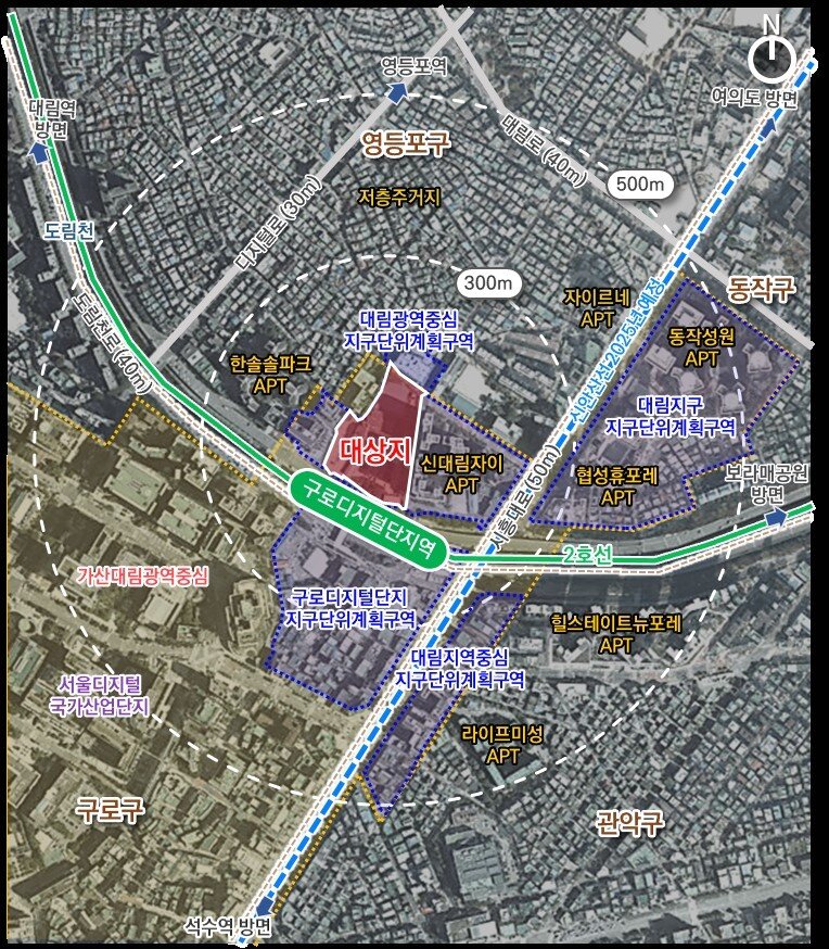 본문 이미지 - B.YC 빌딩 위치도(서울시 제공).