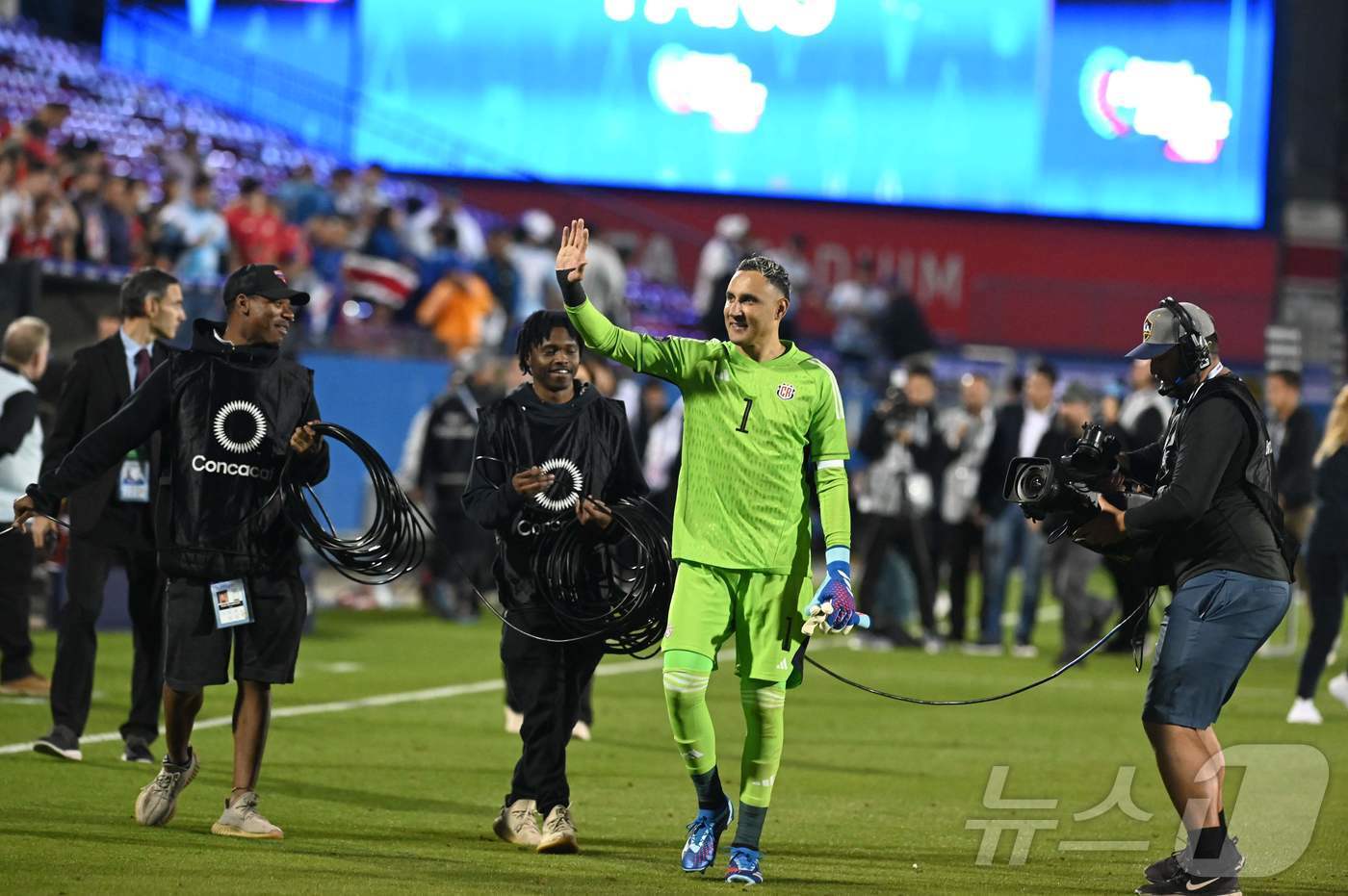 본문 이미지 - 국가대표 은퇴를 발표한 케일러 나바스. ⓒ AFP=뉴스1