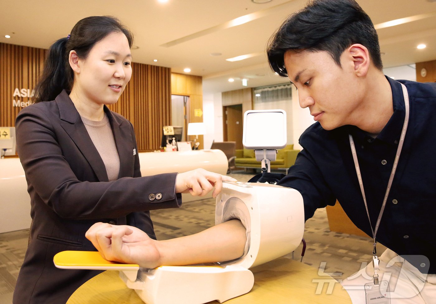 본문 이미지 - 김예지 수간호사(아시아나항공 제공)