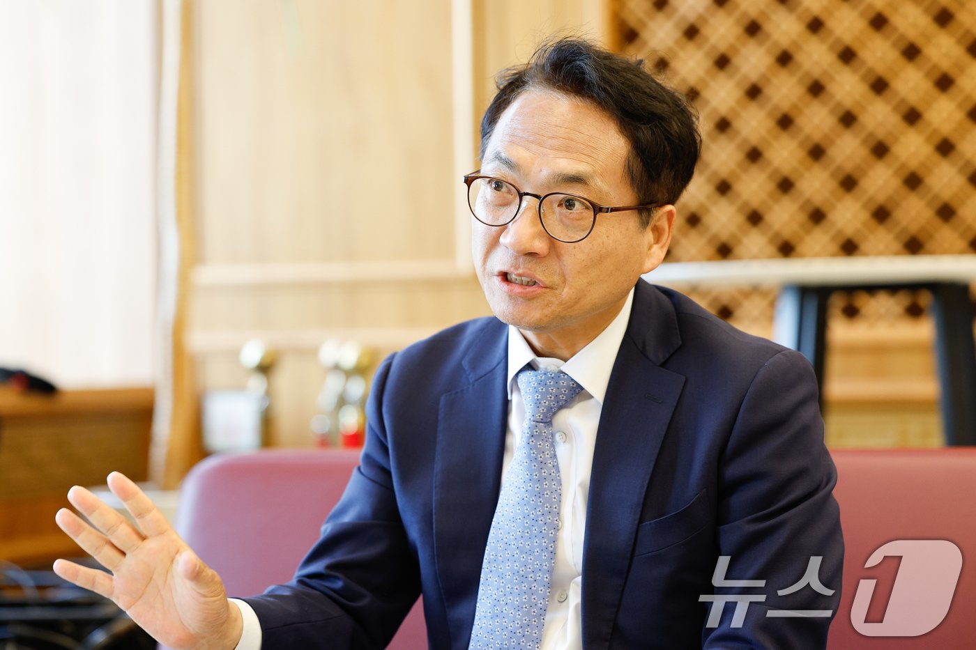 본문 이미지 - 박선원 더불어민주당 당선인이 27일 서울 여의도 국회에서 뉴스1과 인터뷰를 하고 있다. 2024.5.27/뉴스1 ⓒ News1 안은나 기자