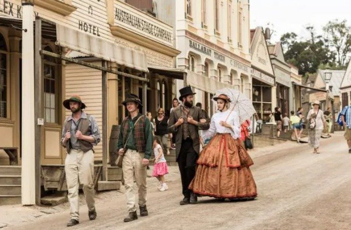 본문 이미지 - 소버린 힐(Sovereign Hill) 모습 /제공 = 빅토리아주 관광청