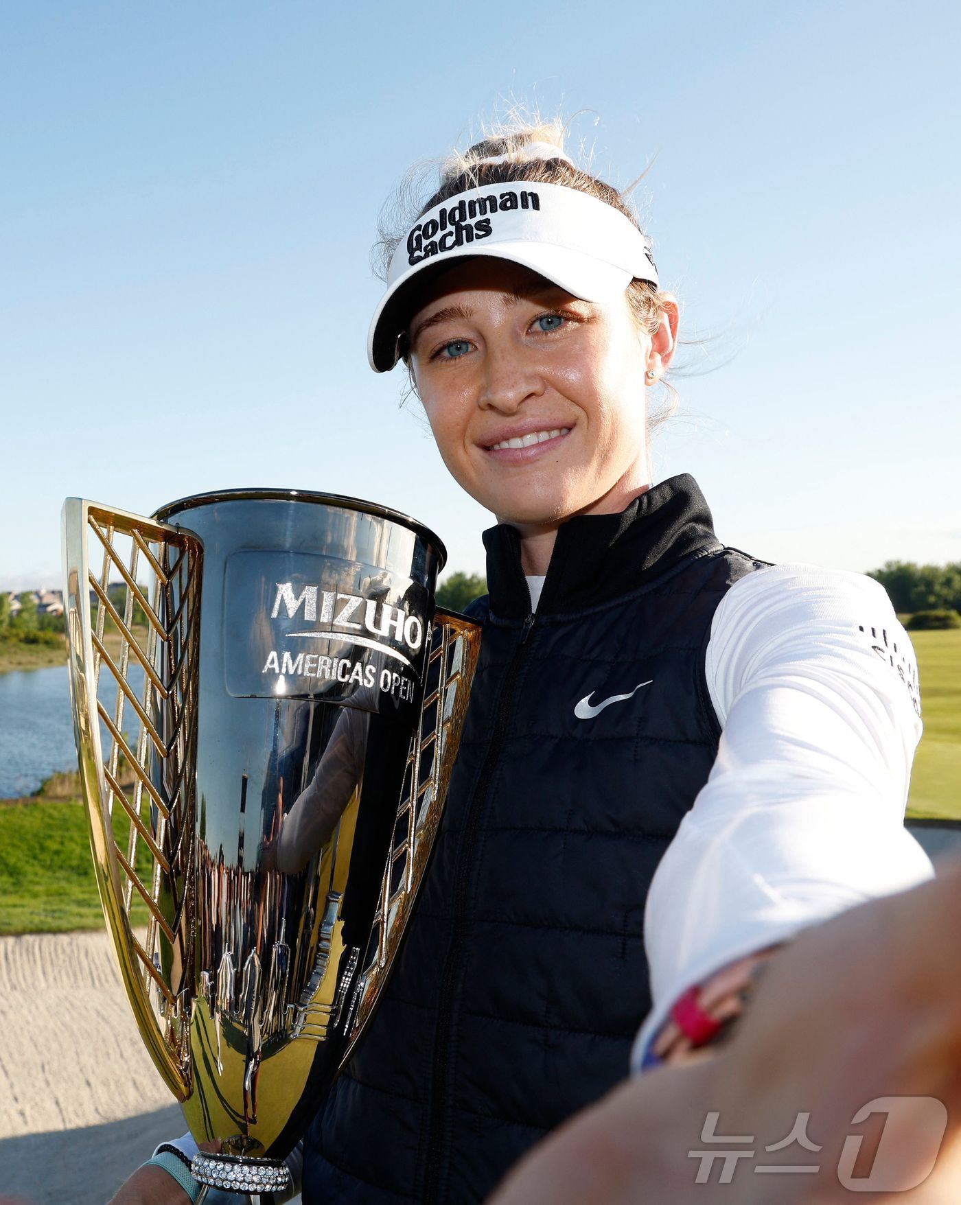 본문 이미지 - 올 시즌 여자 골프의 절대 강자로 자리매김한 넬리 코다(미국). ⓒ AFP=뉴스1