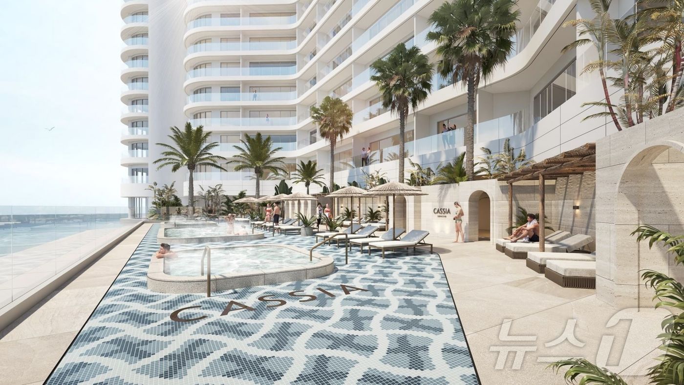 본문 이미지 - 카시아 속초 노천탕 전경.(카시아 속초 제공) 2024.5.28/뉴스1