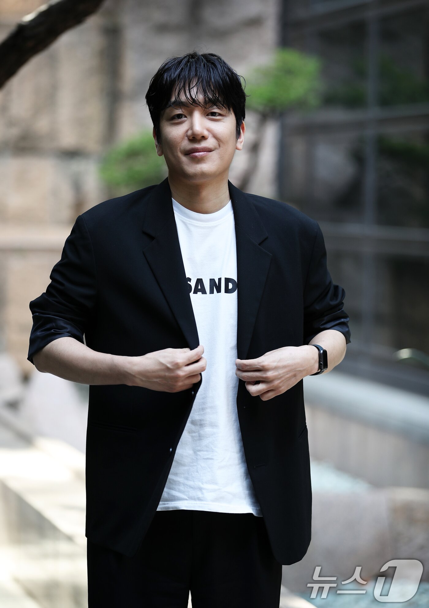 본문 이미지 - 배우 허형규가 서울 종로구 뉴스1 사옥에서 열린 인터뷰에 앞서 포즈를 취하고 있다. /뉴스1 ⓒ News1 오대일 기자