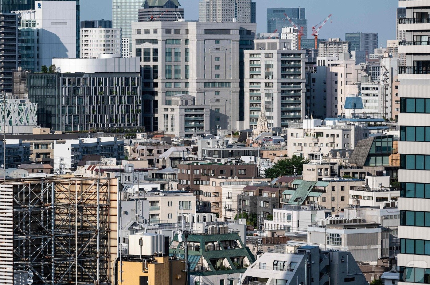 본문 이미지 - 일본 도쿄 시부야 인근의 주거 및 상업용 부동산 전경. 2023.05.04/ ⓒ AFP=뉴스1 ⓒ News1 권진영 기자