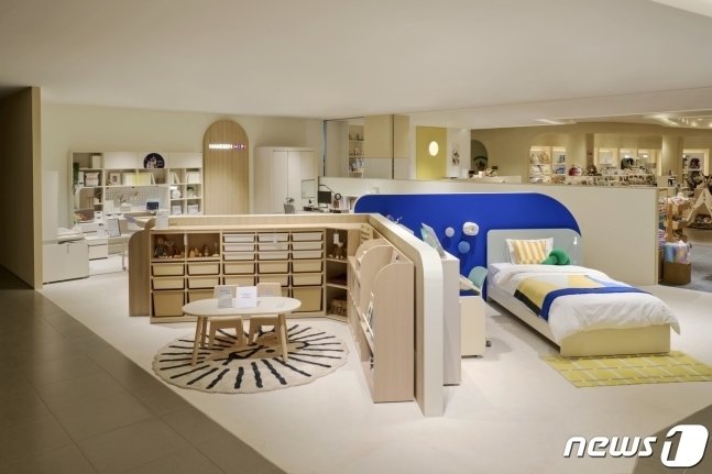 본문 이미지 - 수원 롯데백화점 한샘 키즈 매장(한샘 제공) 2024.5.3/뉴스1 ⓒ News1 김민석 기자