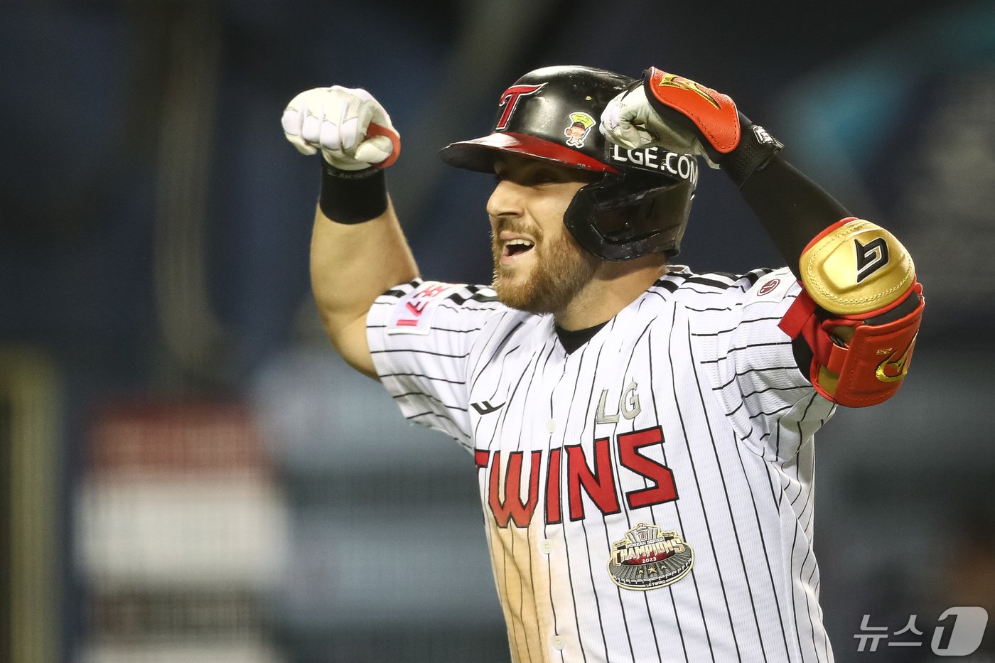 본문 이미지 - LG 트윈스 외국인 타자 오스틴 딘. 뉴스1 DB ⓒ News1 유승관 기자