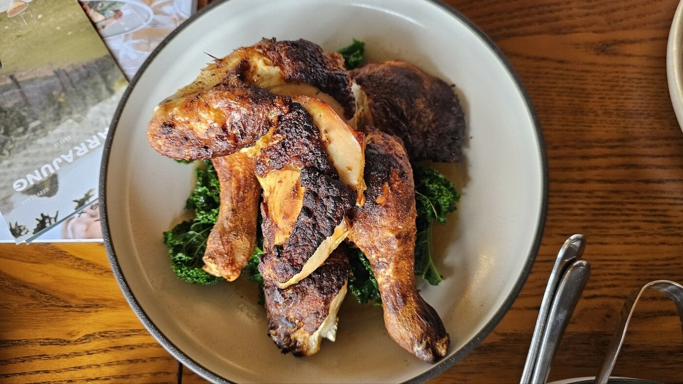 본문 이미지 - 호주 깁스랜드 현지 식재료를 활용한 요리. /사진 = 장도민 기자