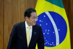 [사진] 룰라 브라질 대통령과 기자회견하는 기시다 日 총리