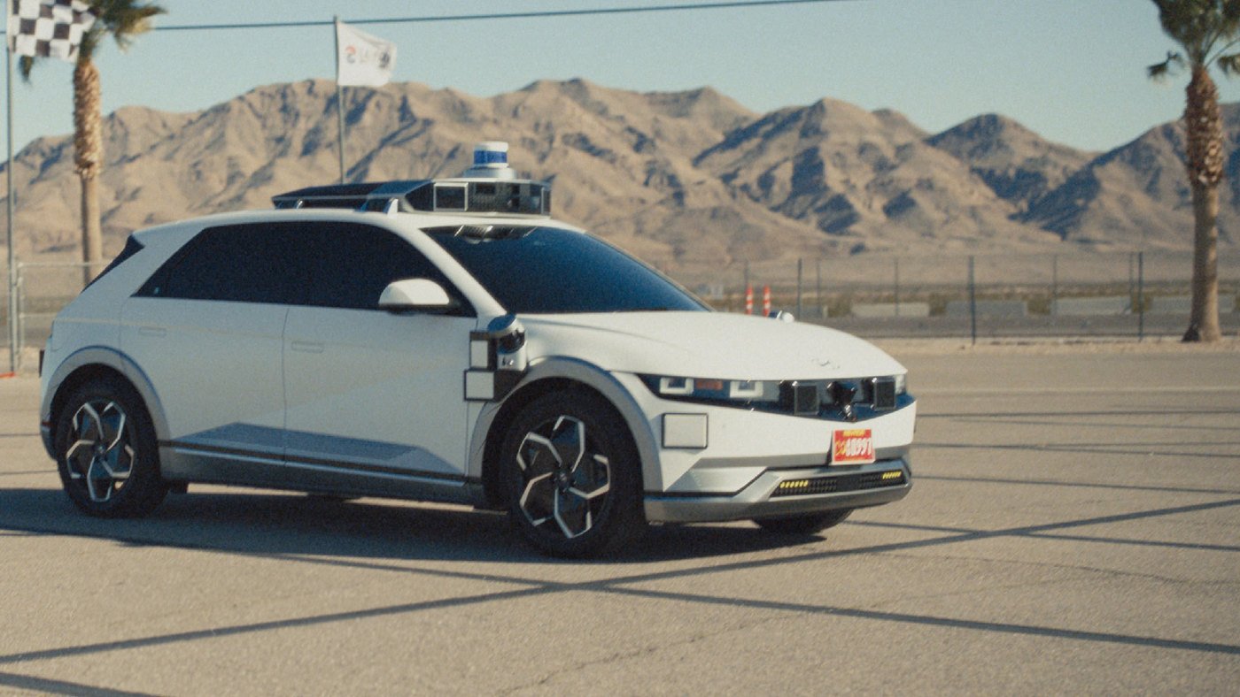 본문 이미지 - 아이오닉 5 자율주행 로보택시(현대차 제공).ⓒ 뉴스1