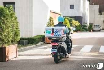 본문 이미지 - 배달의민족 라이더(우아한청년들 제공) ⓒ News1 김민석 기자